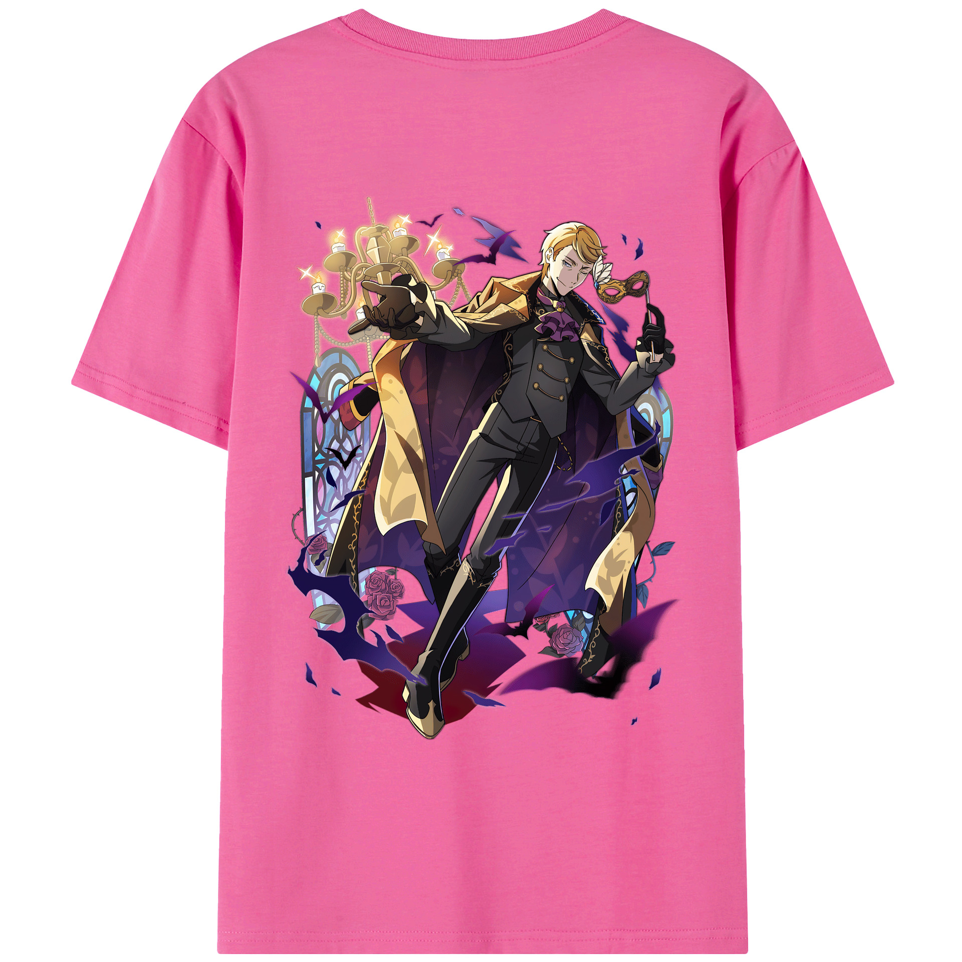 （画像用） 文豪ストレイドッグス Bungo Stray Dogs レディース半袖Tシャツ(バックプリント)